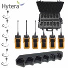 Hytera BD615 UHF radiopakke med koffert, multilader og monofon thumbnail