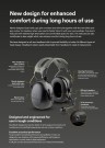 3M PELTOR CH-3 UTEN PTT HEADSET (FLX2) SORT thumbnail