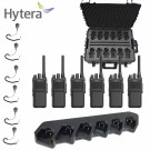 Hytera HP505 UHF radiopakke med koffert, multilader og monofon thumbnail