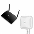Hyttepakke 4G+.4G-ruter TP-link Archer MR600 og antenne thumbnail