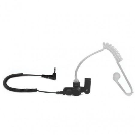 Ørehøyttaler secret service til monofon / mikrofon 3.5 mm vinklet plugg ( Stereo )